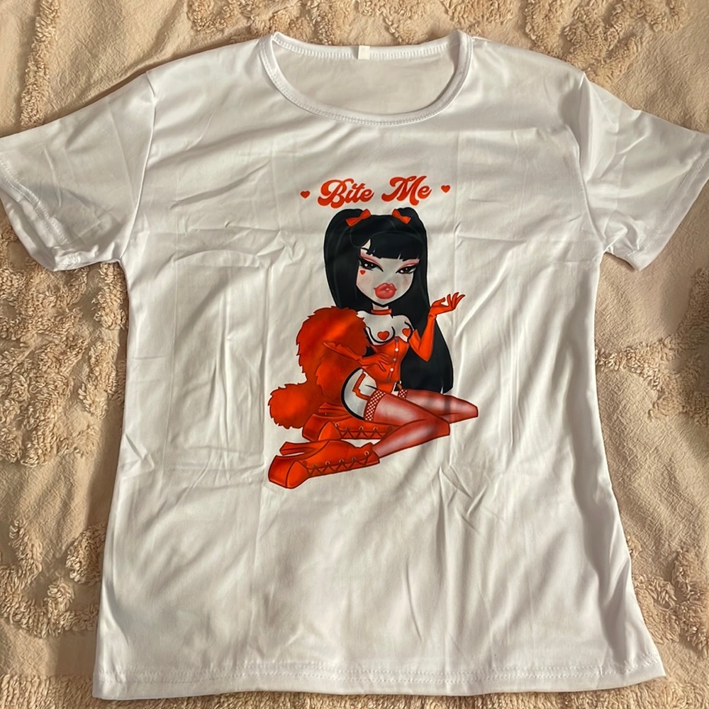 Sexy Red Lingerie Girl T-Shirt
